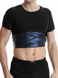T-shirt de sudation amincissant et stylé pour homme