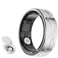 Bague connectée étanche et intelligente sur fond blanc