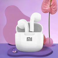 Ecouteurs bluetooth blancs et étanches