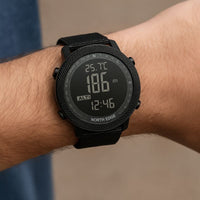 Montre d'activité noire et tactique