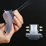 Gourde running transparente pour poignet