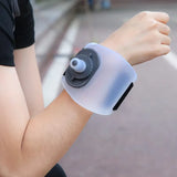 Gourde running transparente pour poignet