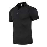 T-Shirt de compression à fermeture éclair