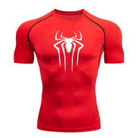 T-shirt de sport pour homme avec araignée imprimée